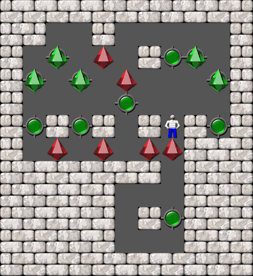 Sokoban Bugs550 collection level 337